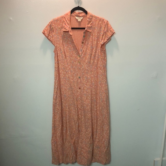 April Cornell Polka dot Maxi Dress szS - Picture 1 of 6